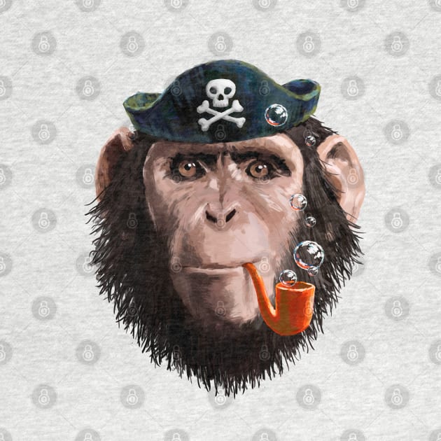 monkey pirate by Yerlanio